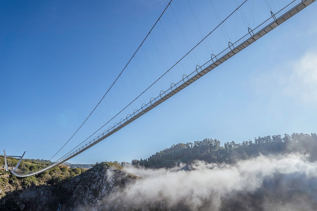 Cầu treo dành cho người đi bộ dài nhất thế giới vừa được khánh thành ở Bồ Đào Nha